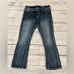 Day Trip Mila Bootcut Classic Whiskered Faded Blue Jeans Women’s Size 30S Flare